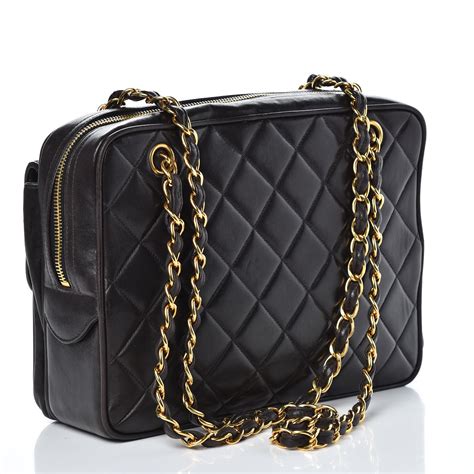 chanel bag not quilted|authentic Chanel shoulder bags.